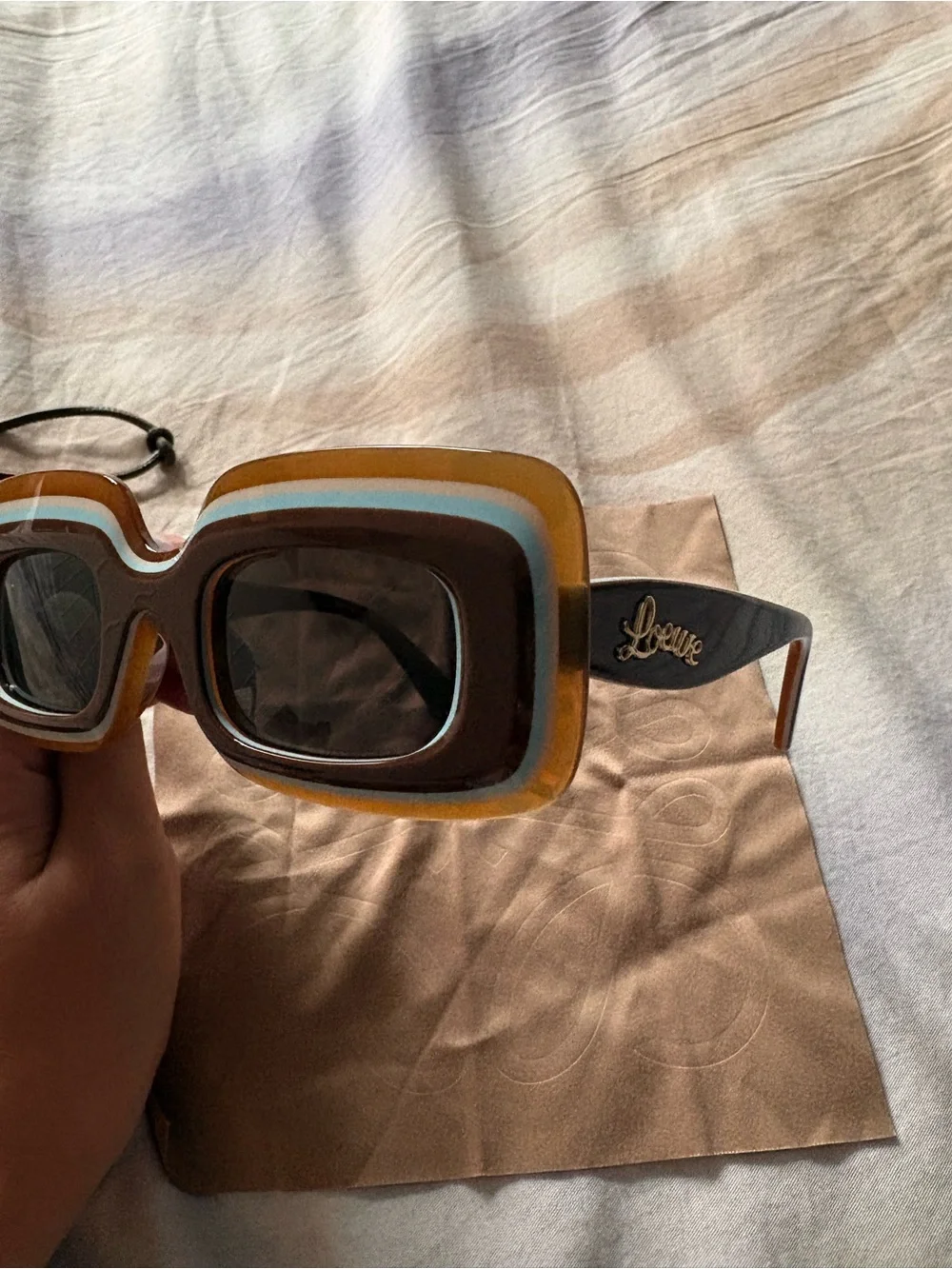 LOEWE x Paula's Ibiza 47MM Rectangular Sunglasses